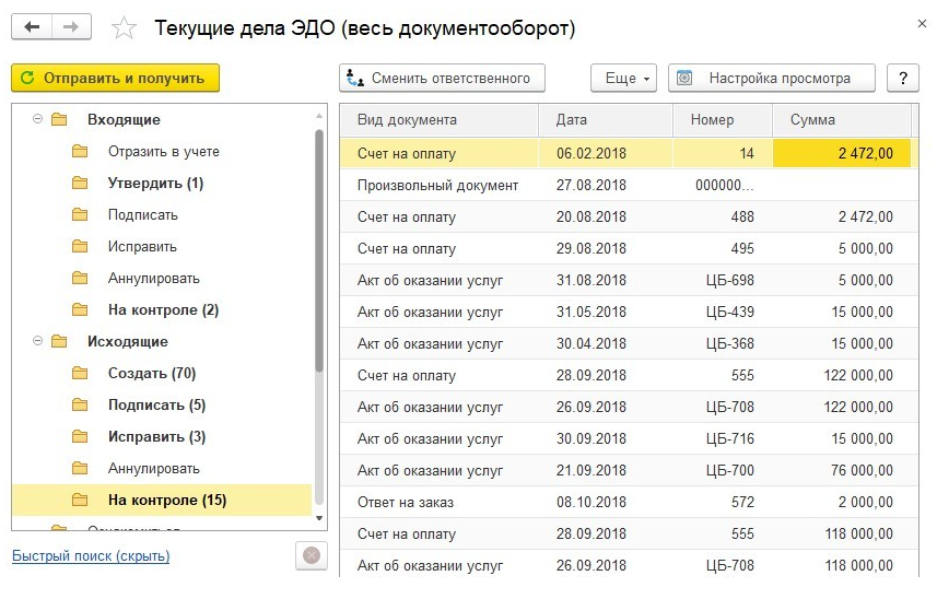 Электронный документооборот (ЭДО)